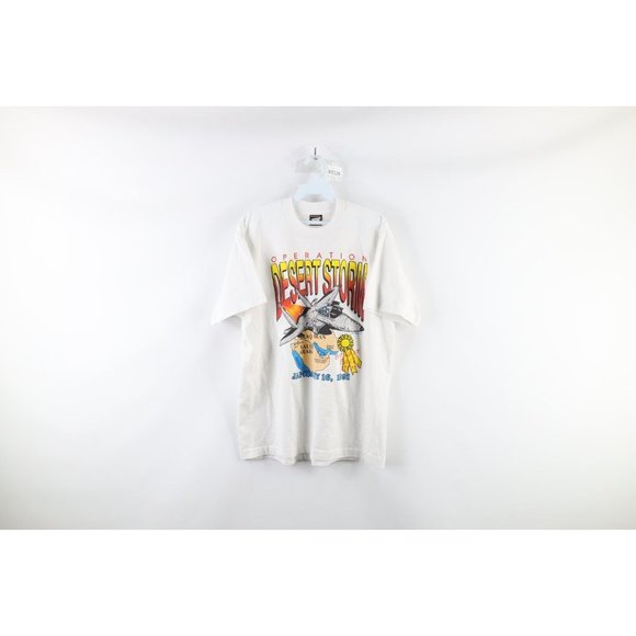 Vintage Other - Vintage 90s XL Operation Desert Storm Mission Accomplished Double Sided T-Shirt